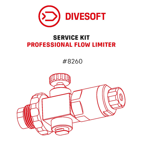 Divesoft Service kit - Professional flow limiter